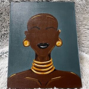 Bald and Beautiful unsigned art piece